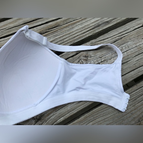 2/$10 Ladies 36C WARNERS Solid White Softest Tshirt Bra No Underwire Adj Strap - Picture 8 of 9